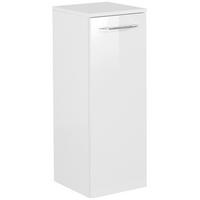 Midischrank Mit Türdämpfer B.clever B: 30,5 Cm Weiß - MODERN, Glas/Holzwerkstoff (30,5/81/32cm) - MID.YOU