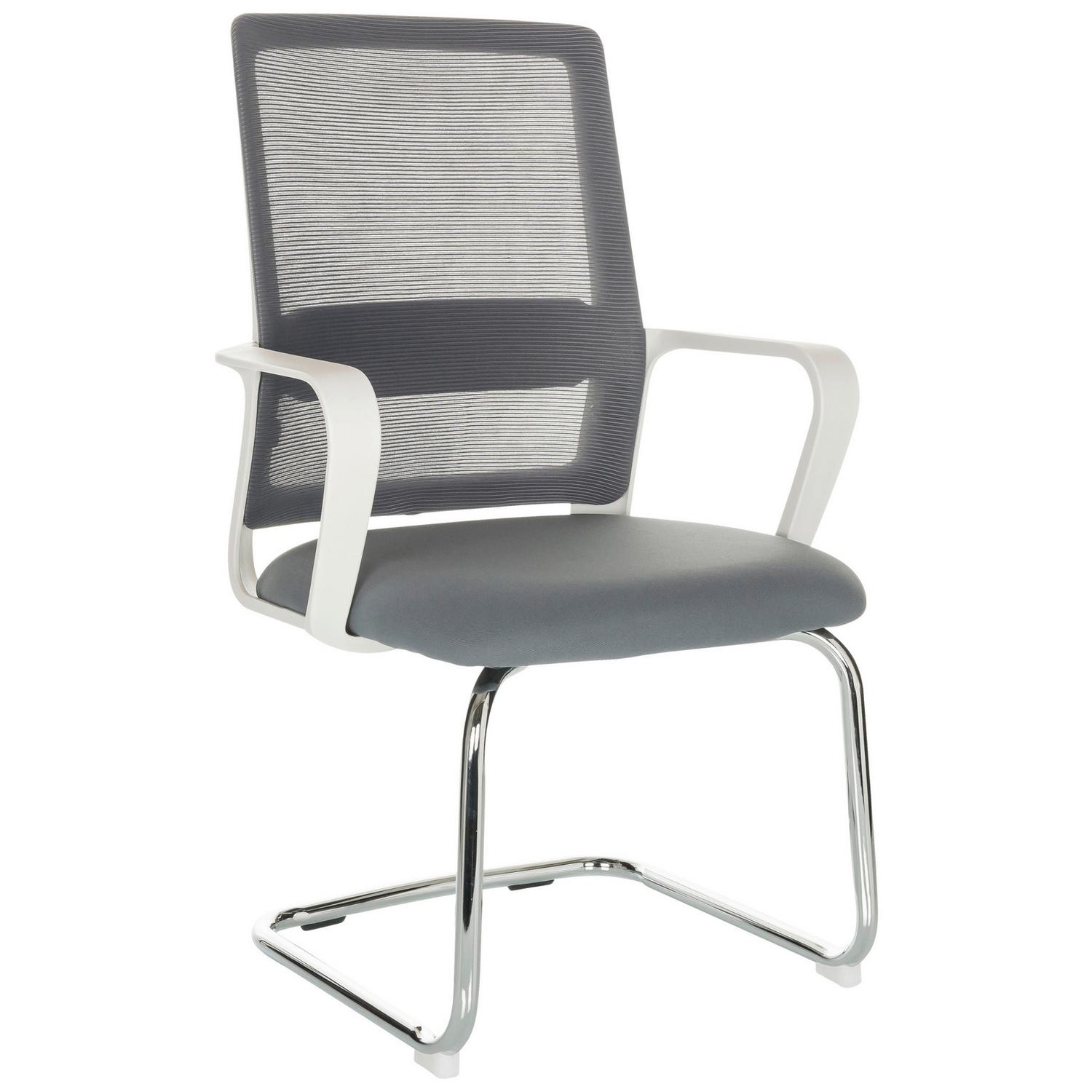 Besucherstuhl Visiter W Grau 60x97-98x60 cm