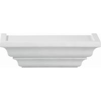 NÁSTĚNNÁ POLICE CLASSIC -SB- - bílá, Romantický / Rustikální, kompozitní dřevo (25/7,5/12,5cm) - Mömax