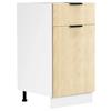 Küchenunterschrank Fasola Honigeiche/Weiß B: 40 cm - Honigeiche/Weiß, Trend, Holzwerkstoff (40/82/46cm) - MID.YOU