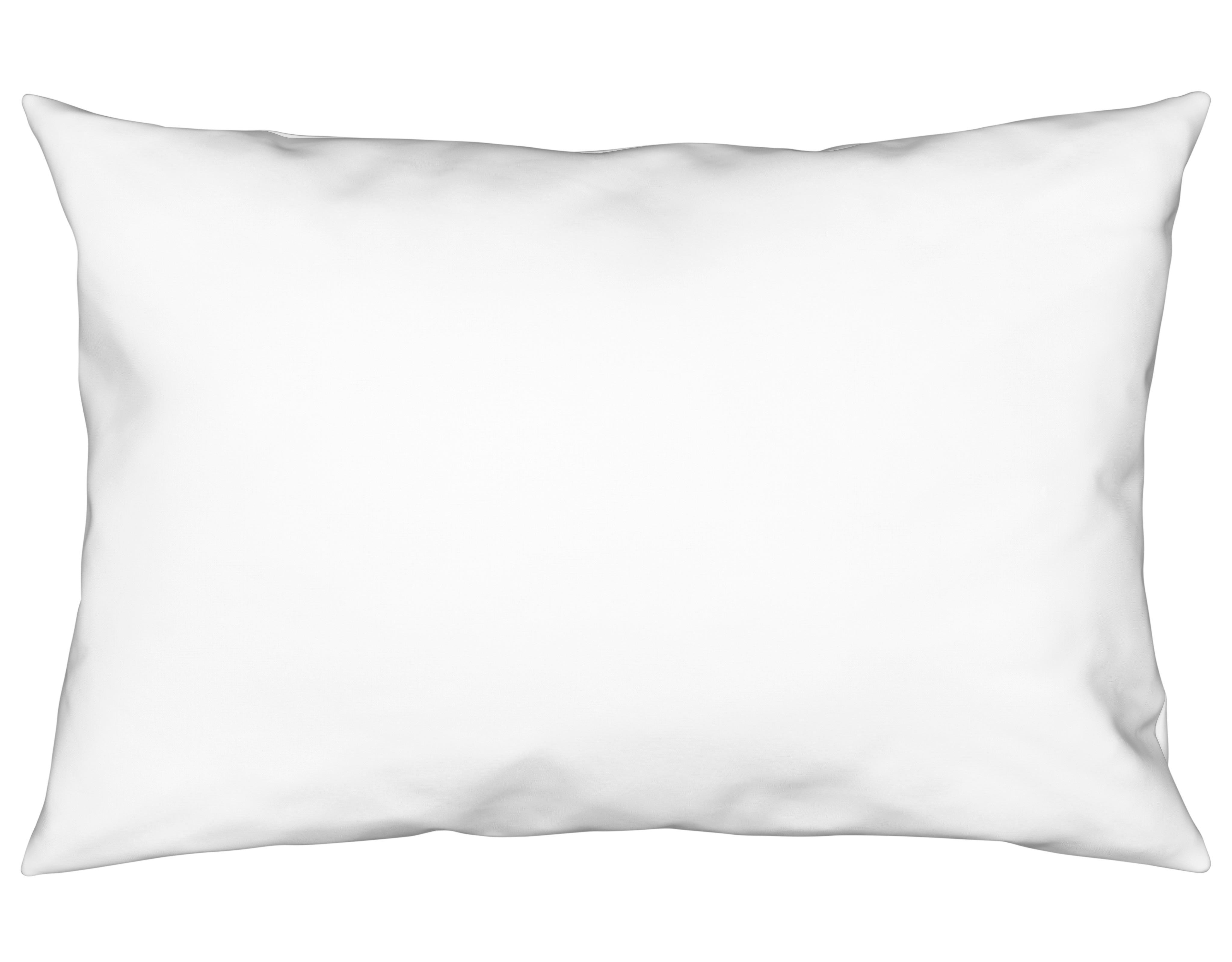 Kissenhülle Vicky 40x60 cm Jersey Weiß + Reißverschluss