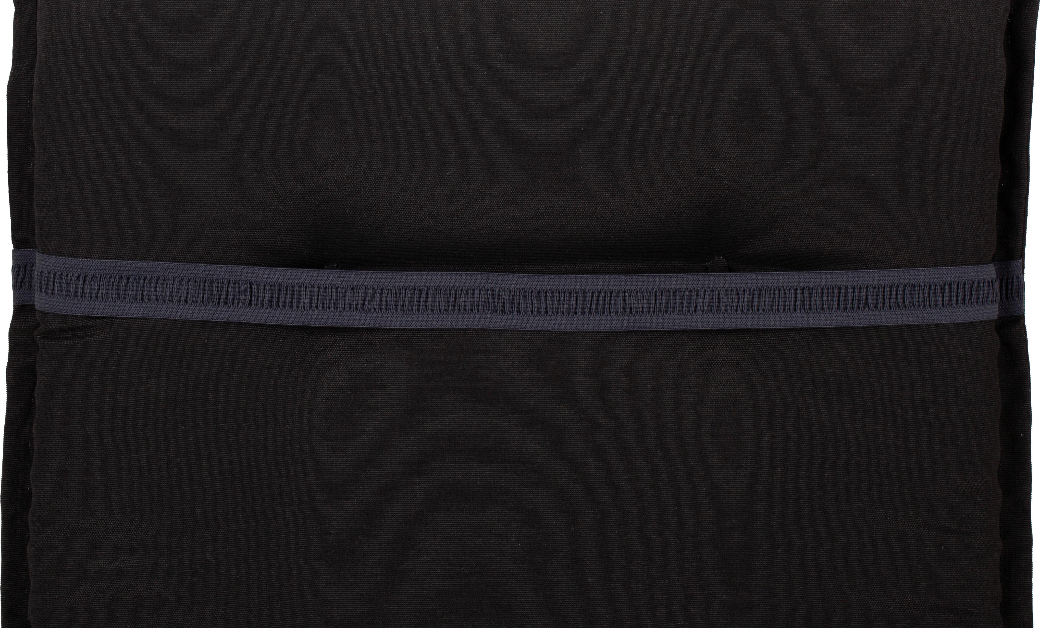 Dunkelgraue Sesselauflage für Niedriglehner