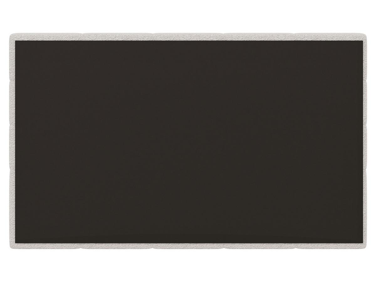 Polsterbett Alba Chenille Weiß, Lf: 180x200 Cm - Schwarz/Weiß, Trend, Textil (180/200cm)