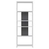 Regal Diosp Standregal - Anthrazit/Weiß, Design, Holzwerkstoff (56,9/160/25cm) - Livetastic