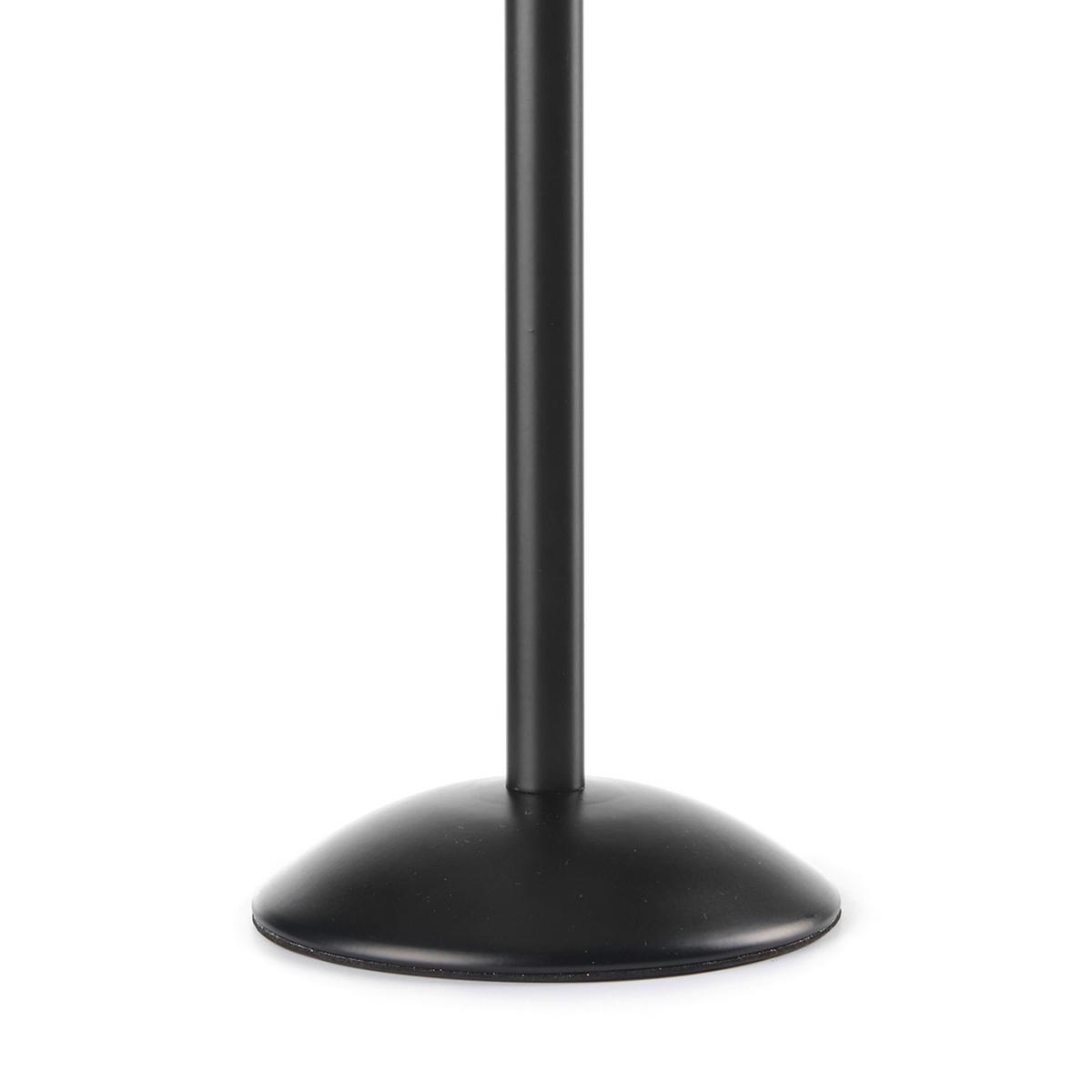 Tischleuchte Billo L: 15 cm Schwarz Goldfarben Weiß Hg - Weiß Hochglanz/Goldfarben, Basics, Kunststoff/Metall (15/15/40cm)