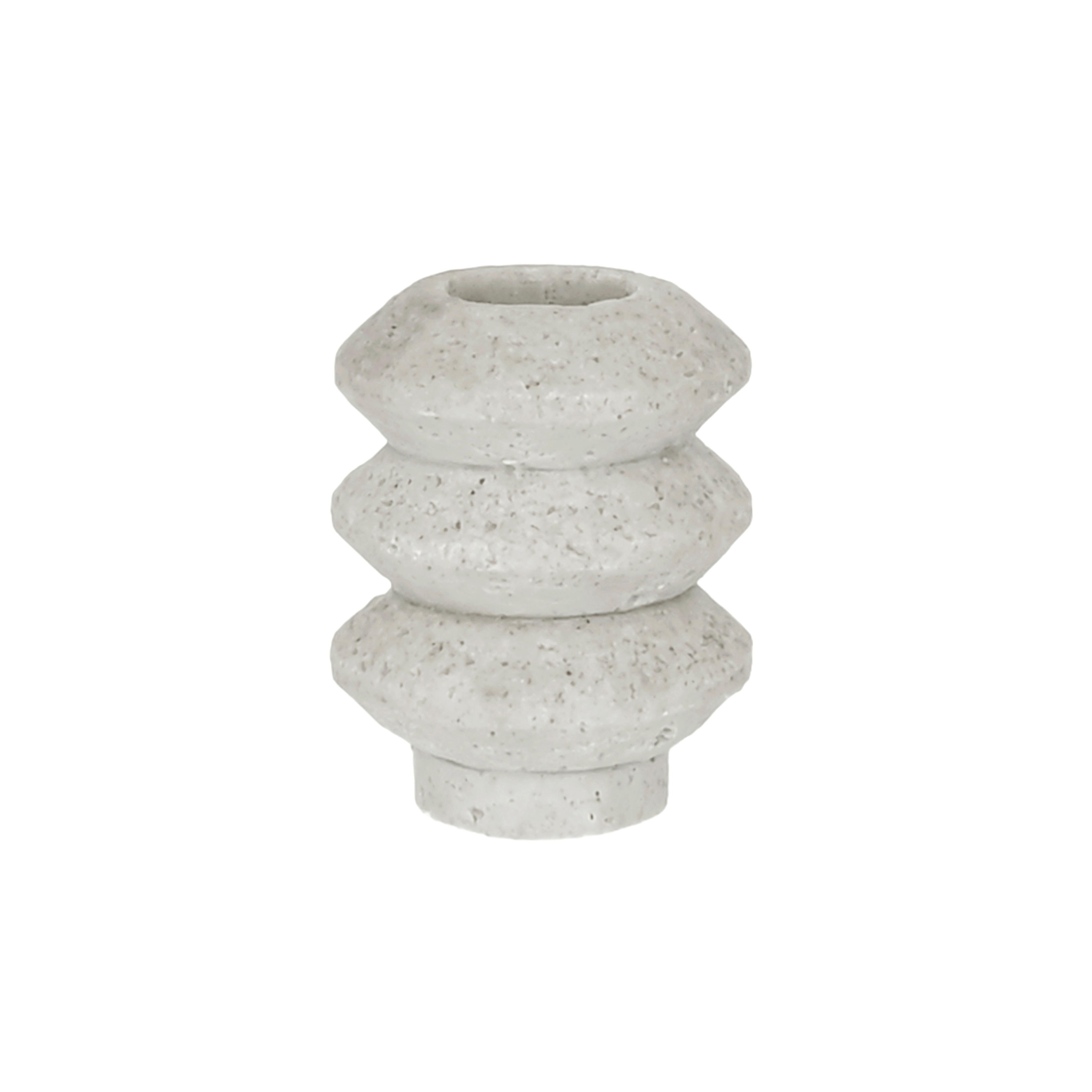 Stojan na sviečku GERRY - S - biela, Basics, plast (5/6,5cm) - Mömax