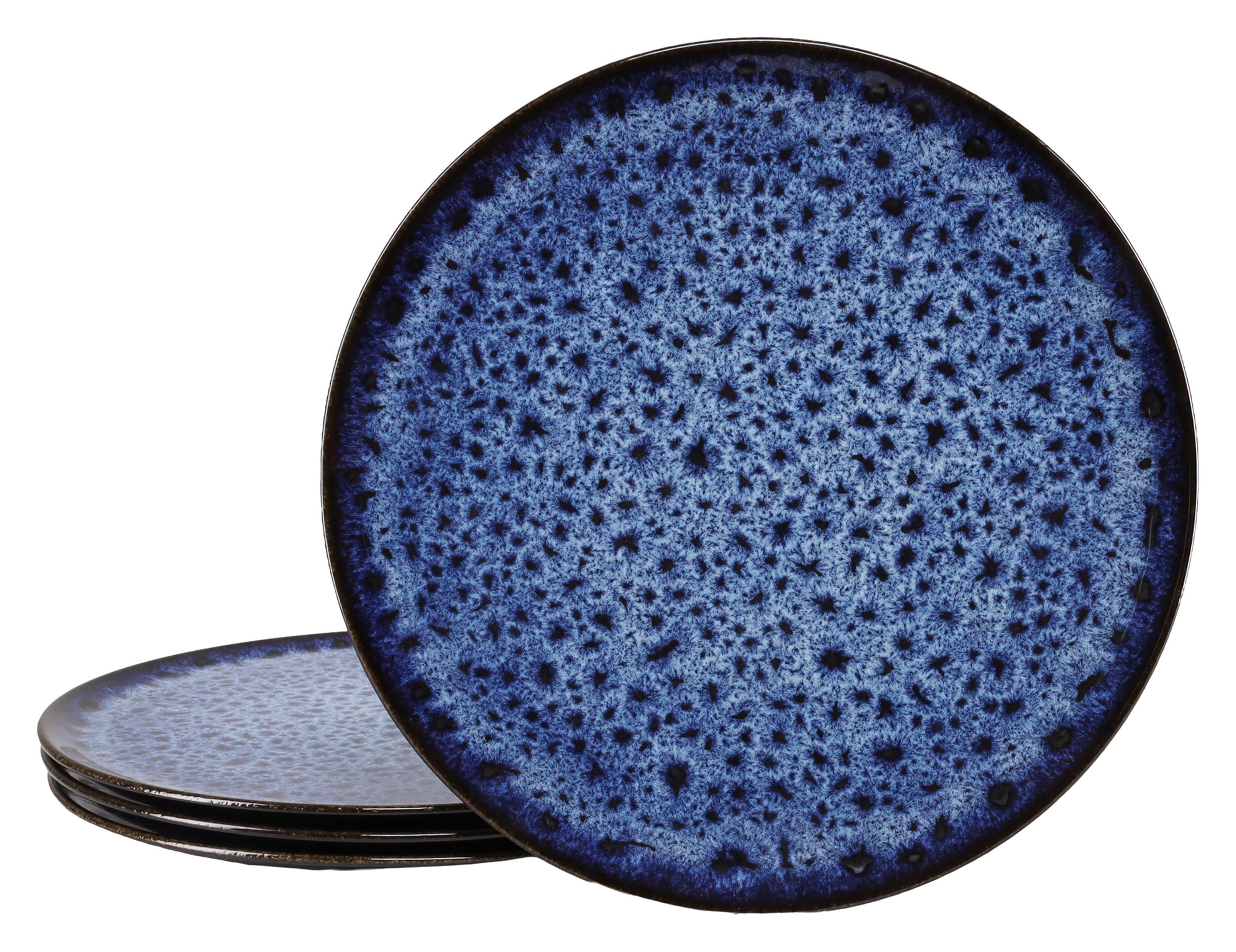 Pizzeteller Ø 33 cm Steinzeug, blau - Blau, Basics, Keramik (33cm) - Creatable
