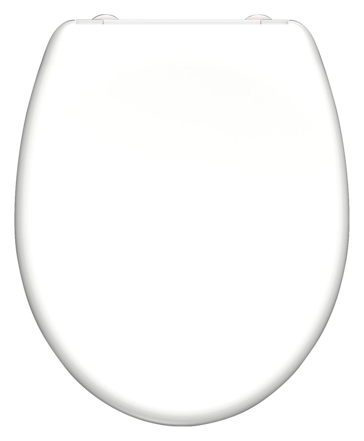 WC-SITZ DURO WEISS + SCHNELLVERSCHLUSS - Weiß, Basics, Kunststoff (37,4/2,83/43,5cm)