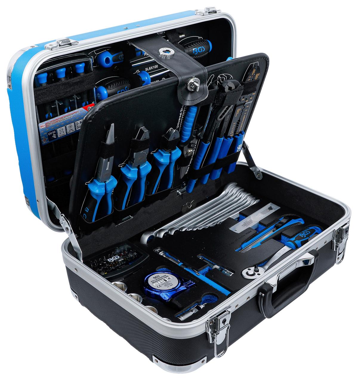 Werkzeugkoffer Universal - Blau/Schwarz, Basics (45/33,1/18,3cm)