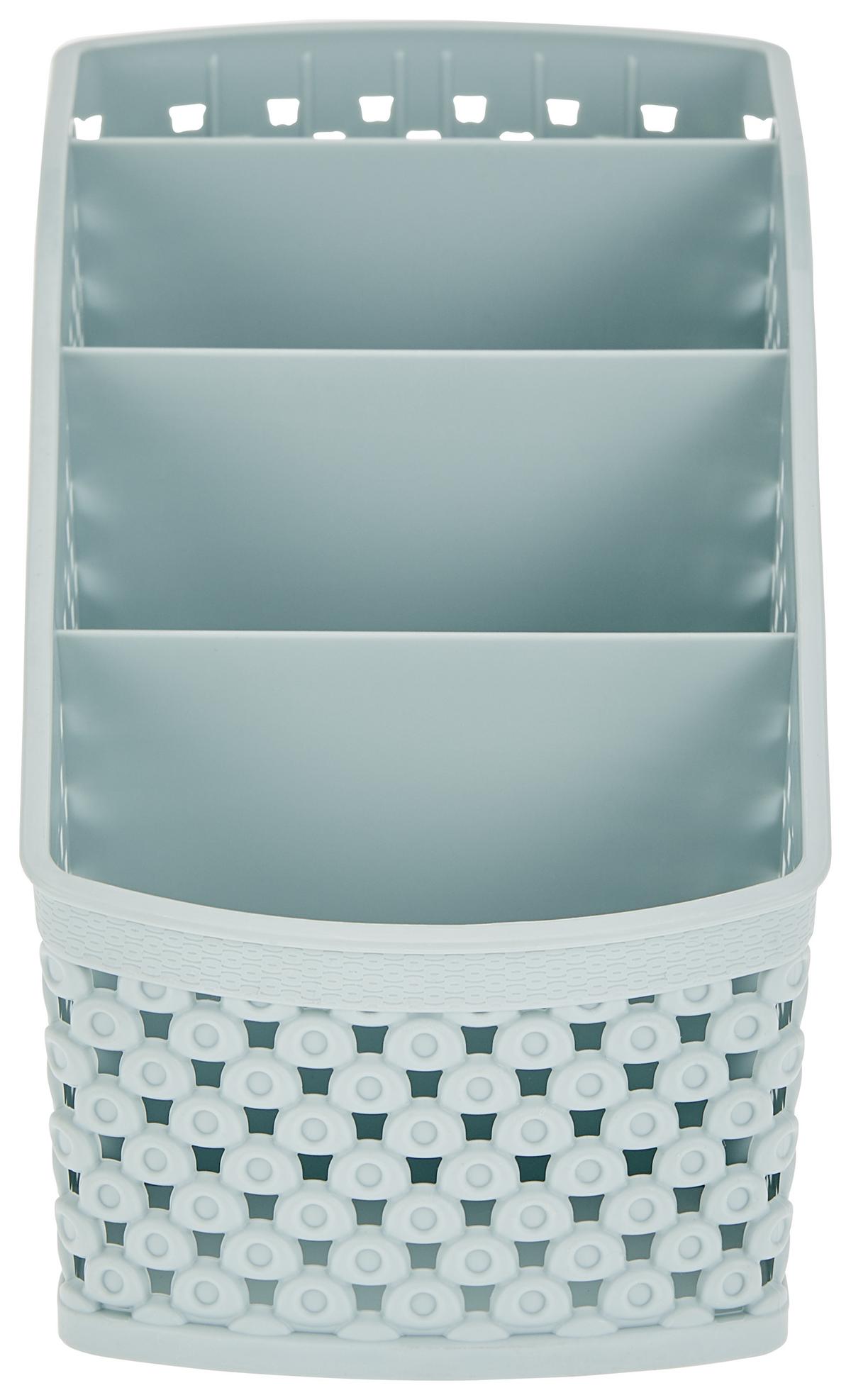 Tisch-organizer Damond 18,9 Cm Kunststoff Mintgrün 4 Fächer - Grün, Basics, Kunststoff (18,9cm) - Luca Bessoni