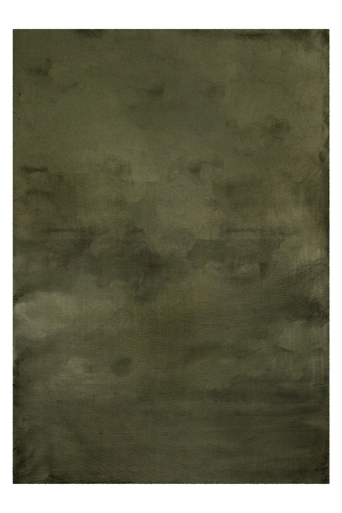 Hochflorteppich Alice Olivgrün 70x140 - Olivgrün, KONVENTIONELL, Textil (70/140cm) - Esprit