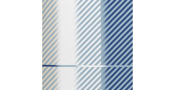 Bettwäsche 140x200 cm Martha Mikrofaser Blau - Blau, MODERN, Textil - Luca Bessoni
