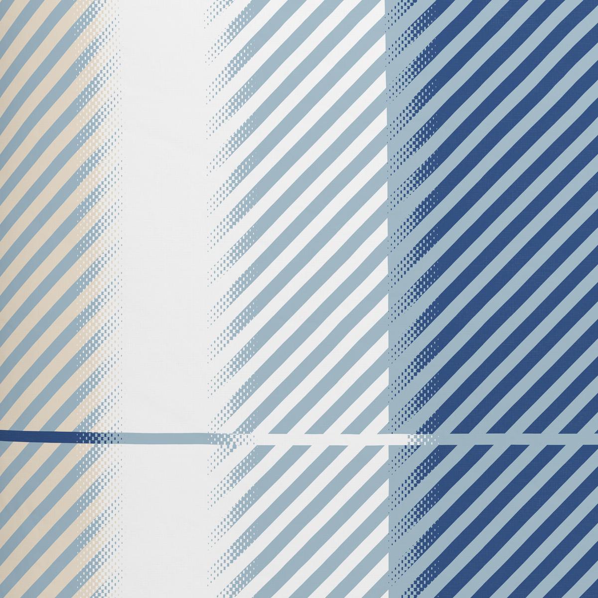 Bettwäsche 140x200 Cm Martha Mikrofaser Blau - Blau, MODERN, Textil - Luca Bessoni