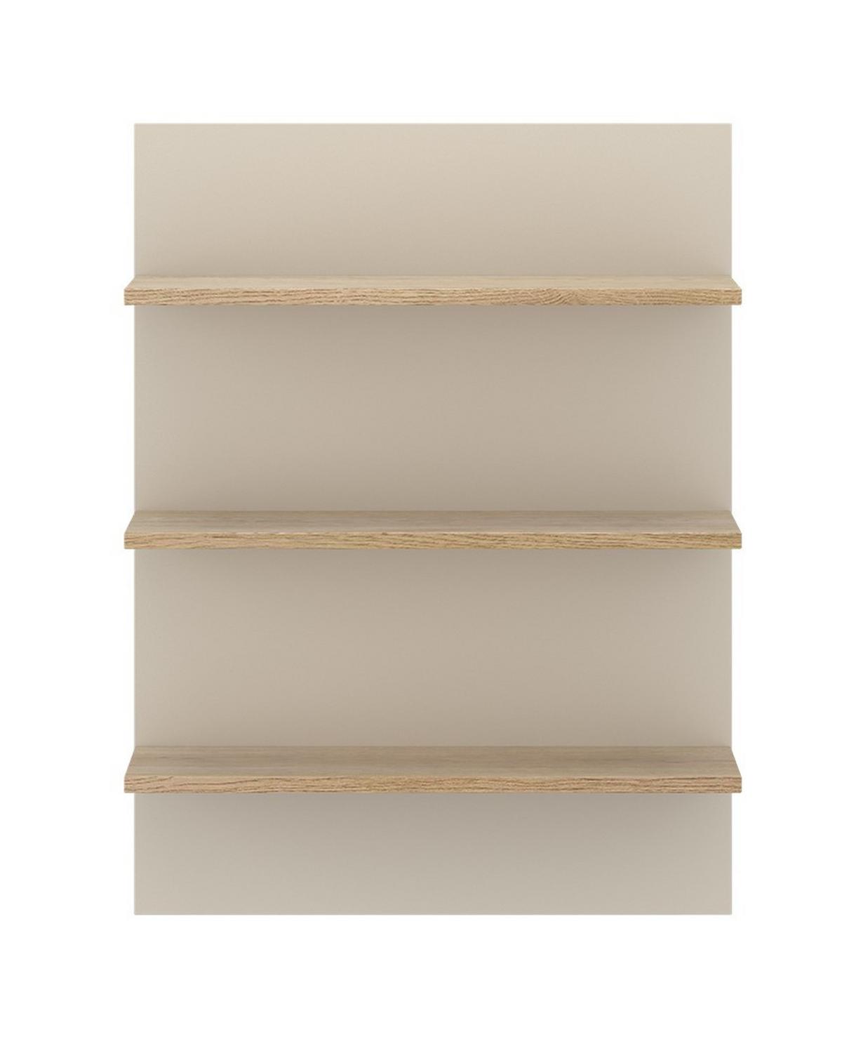 Wandboard Puento Eichefarben/Beige B: 60cm - Kaschmir/Eichefarben, Design, Holzwerkstoff (60/79,4/26cm) - Livetastic