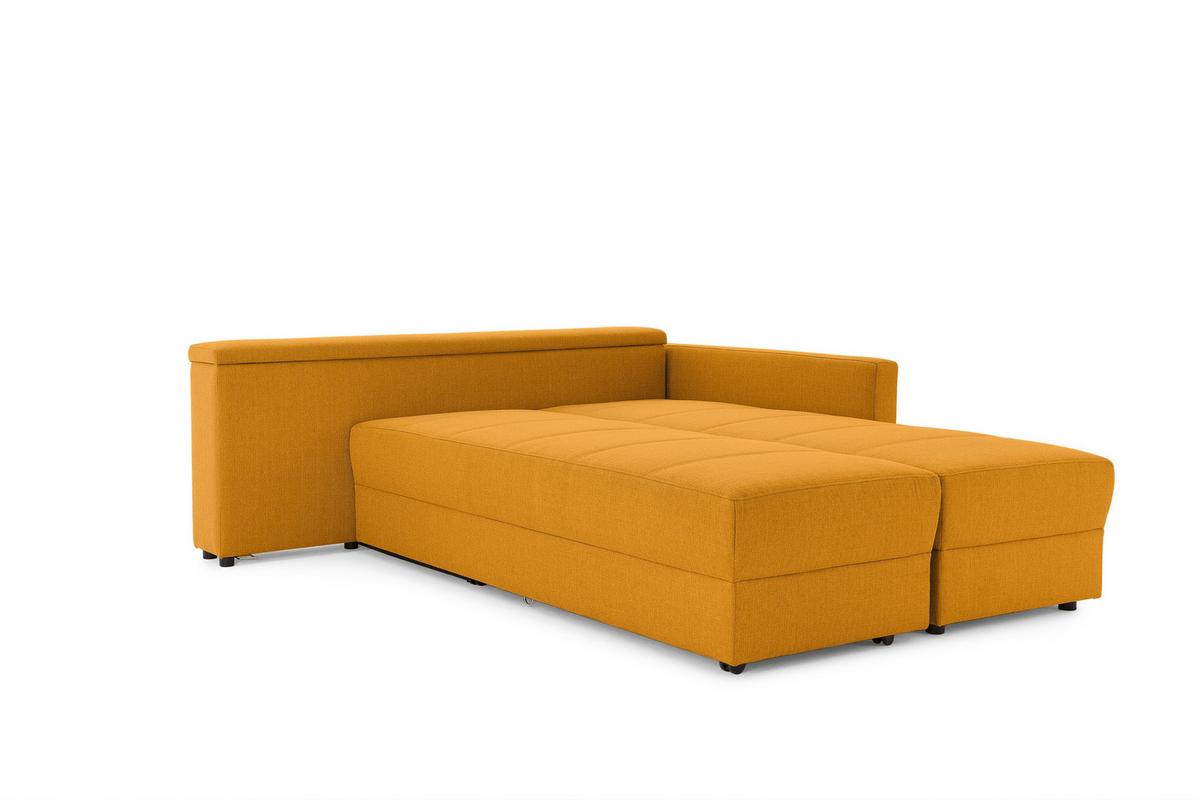 Ecksofa Looks Iii - Gelb/Schwarz, Design, Textil (229/287cm) - LOOKS by W.Joop