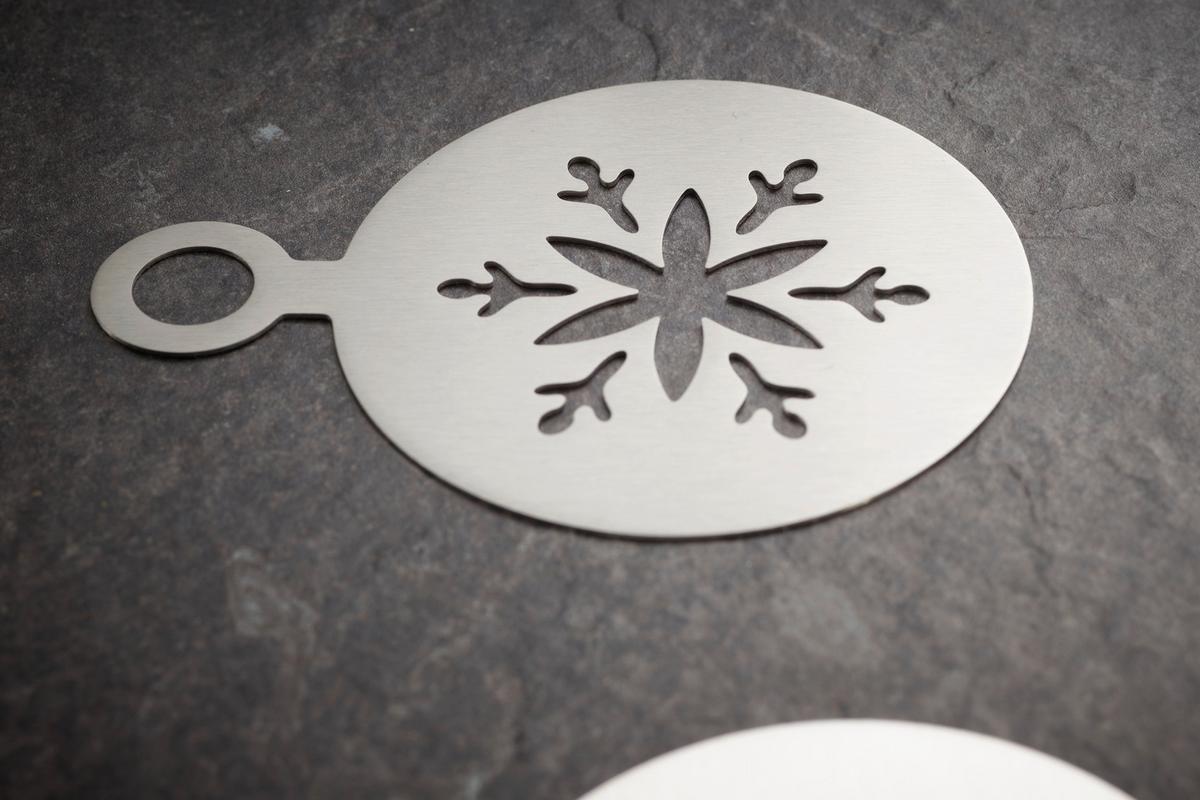 Kaffeeset Echtwerk Kaffeezubehör-Set - Silberfarben, Design, Metall (10,5cm) - Echtwerk