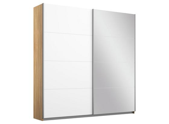 Schwebetürenschrank Belluno 181 cm Eiche/ Weiß - Weiß/Sonoma Eiche, MODERN, Holzwerkstoff (181/210/62cm) Schwebetürenschrank Belluno 181 cm Eiche/ Weiß - Weiß/Sonoma Eiche, MODERN, Holzwerkstoff (181/210/62cm)