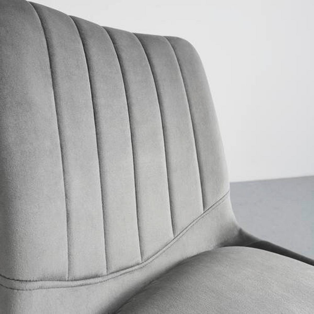 Jedálenská stolička JOY tmavá šedá - čierna/tmavosivá, Modern, kov/drevo (49/82/55cm) - Modern Living