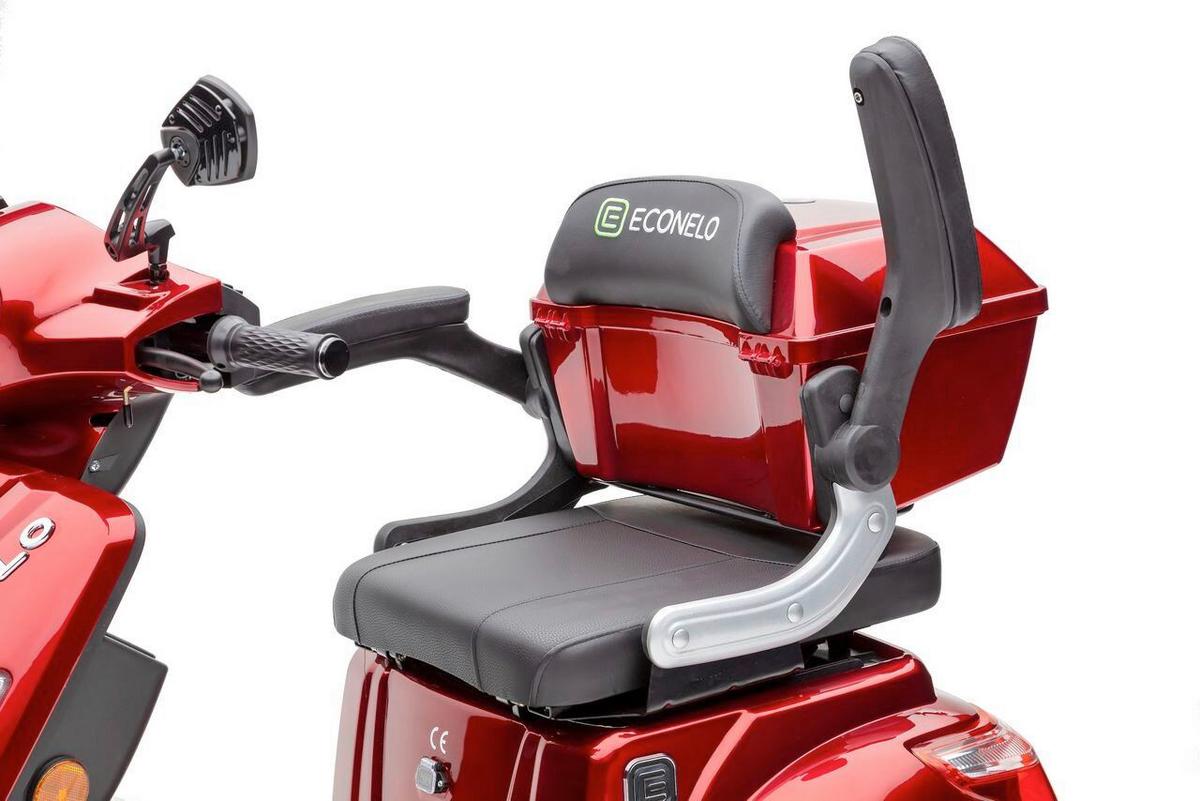 ELEKTROMOBIL E-J1000L-Red - Rot, Basics, Metall (152/67/102cm)