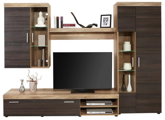 Obývací Stěna Montana New - šedá/tmavě hnědá, Moderní (265/190/45cm) Obývací Stěna Montana New - šedá/tmavě hnědá, Moderní (265/190/45cm)
