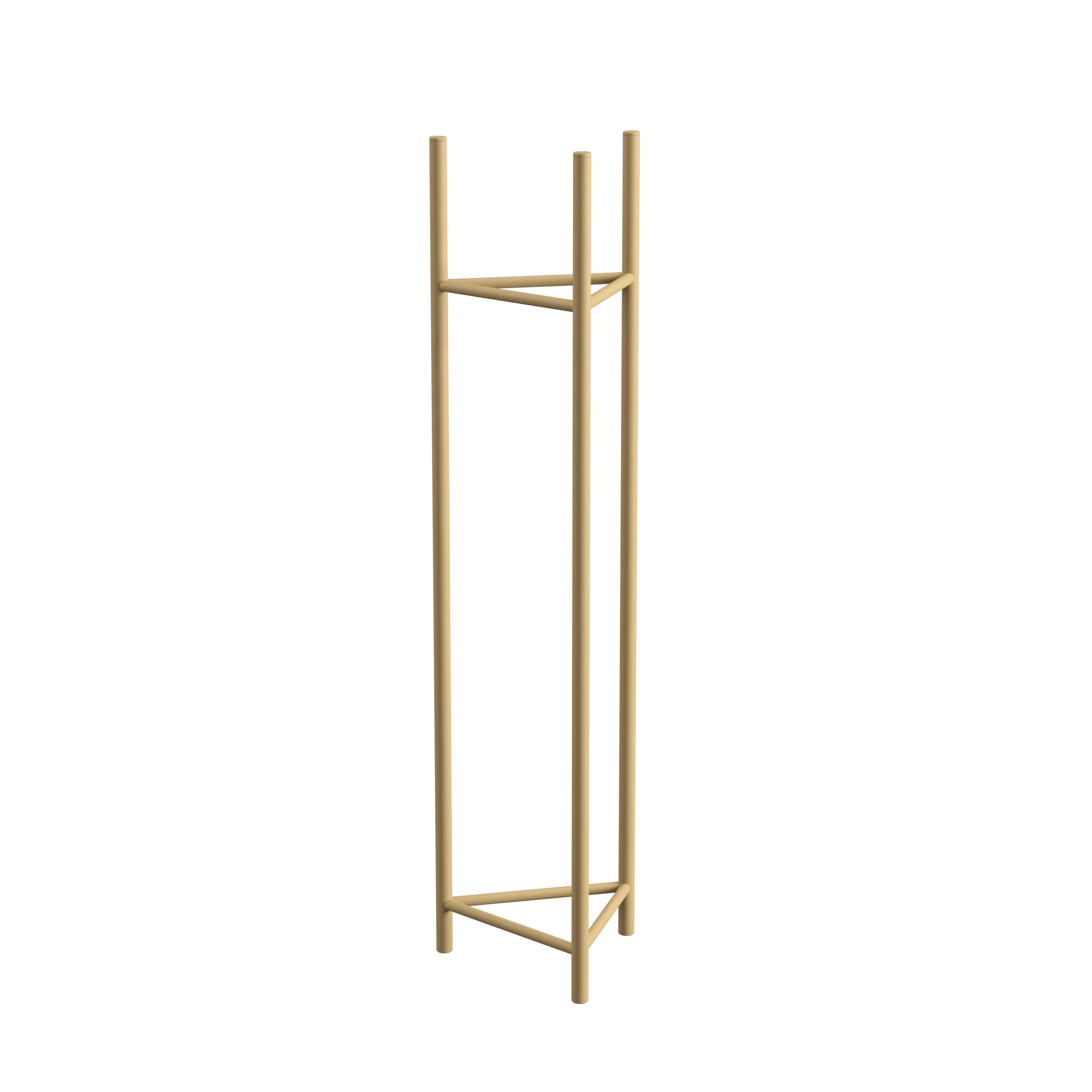 Blumenständer Aluminnium Gold- Farben Bxhxt: 23x90x23 Cm - Goldfarben, Basics, Metall (23/90/23cm)