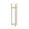 Blumenständer Aluminnium Gold- Farben Bxhxt: 23x90x23 Cm - Goldfarben, Basics, Metall (23/90/23cm)