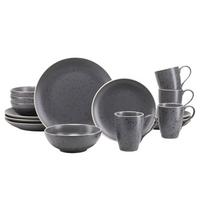 Kombinovaná souprava 16- dílna - antracitová, Konvenční, keramika - Creatable