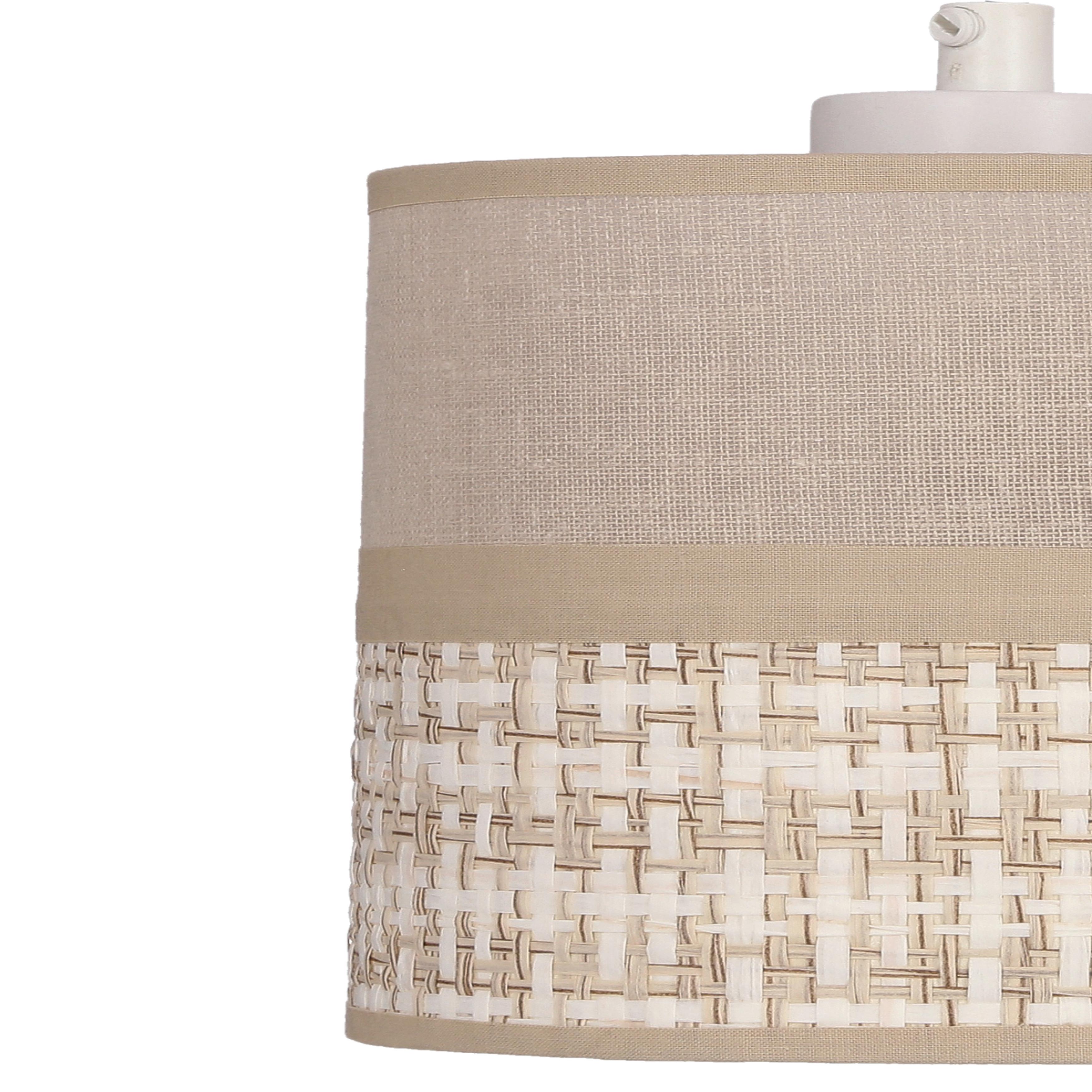Hängeleuchte 33-31594 Izotto - Beige/Weiß, Basics, Kunststoff/Metall (64/15cm)