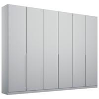 Drehtürenschrank 271 Cm Alabama, Seidengrau - Hellgrau, MODERN, Holzwerkstoff (271/229/54cm)