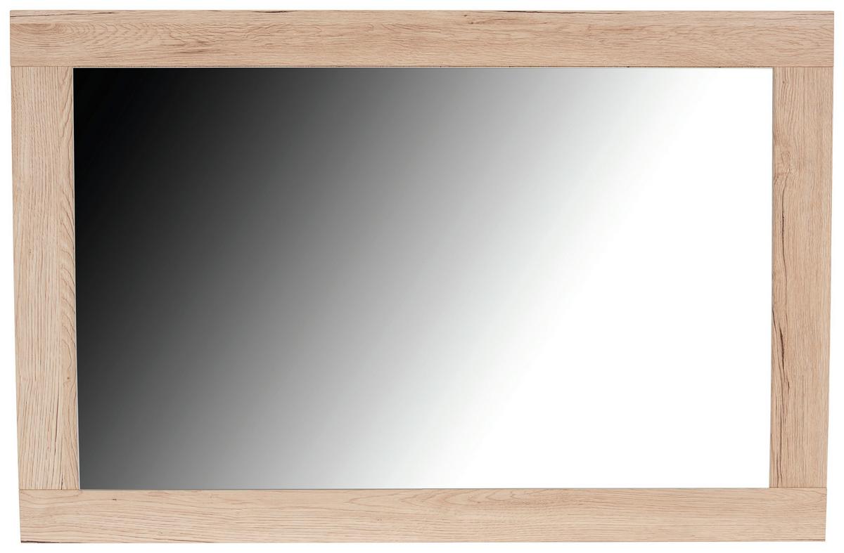 Zrcadlo MALTA - barvy dubu, Moderní, kompozitní dřevo (95/68/2,1cm)