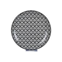 Dezertní talířek SHIVA - bílá/černá, Lifestyle, keramika (20,4/2,5cm) - Mömax