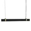 Hängeleuchte Lilt Schwarz B: 115 cm - Schwarz, Design, Metall (115/4,3cm) - Nordlux