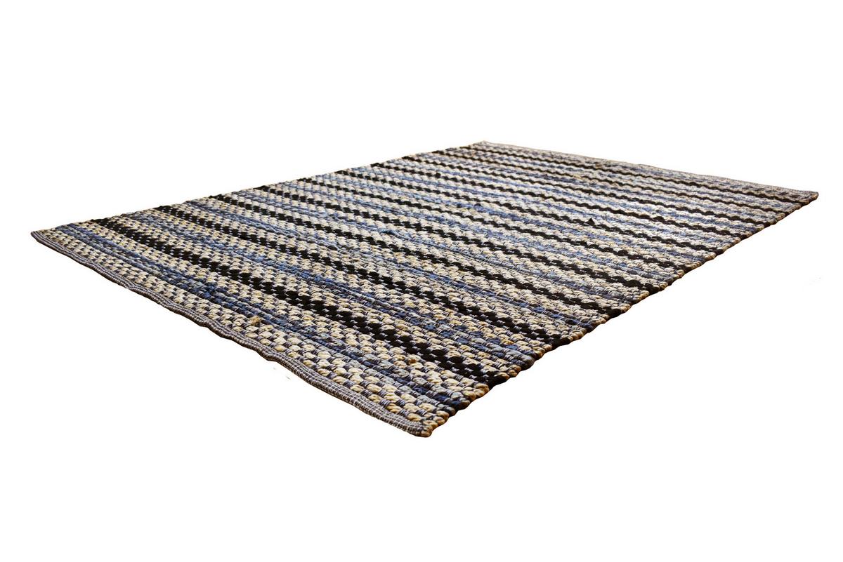 Juteteppich Grau/Mutlicolor Sienna 160x230 cm - Multicolor/Grau, Basics, Textil (160/230cm) - Kayoom
