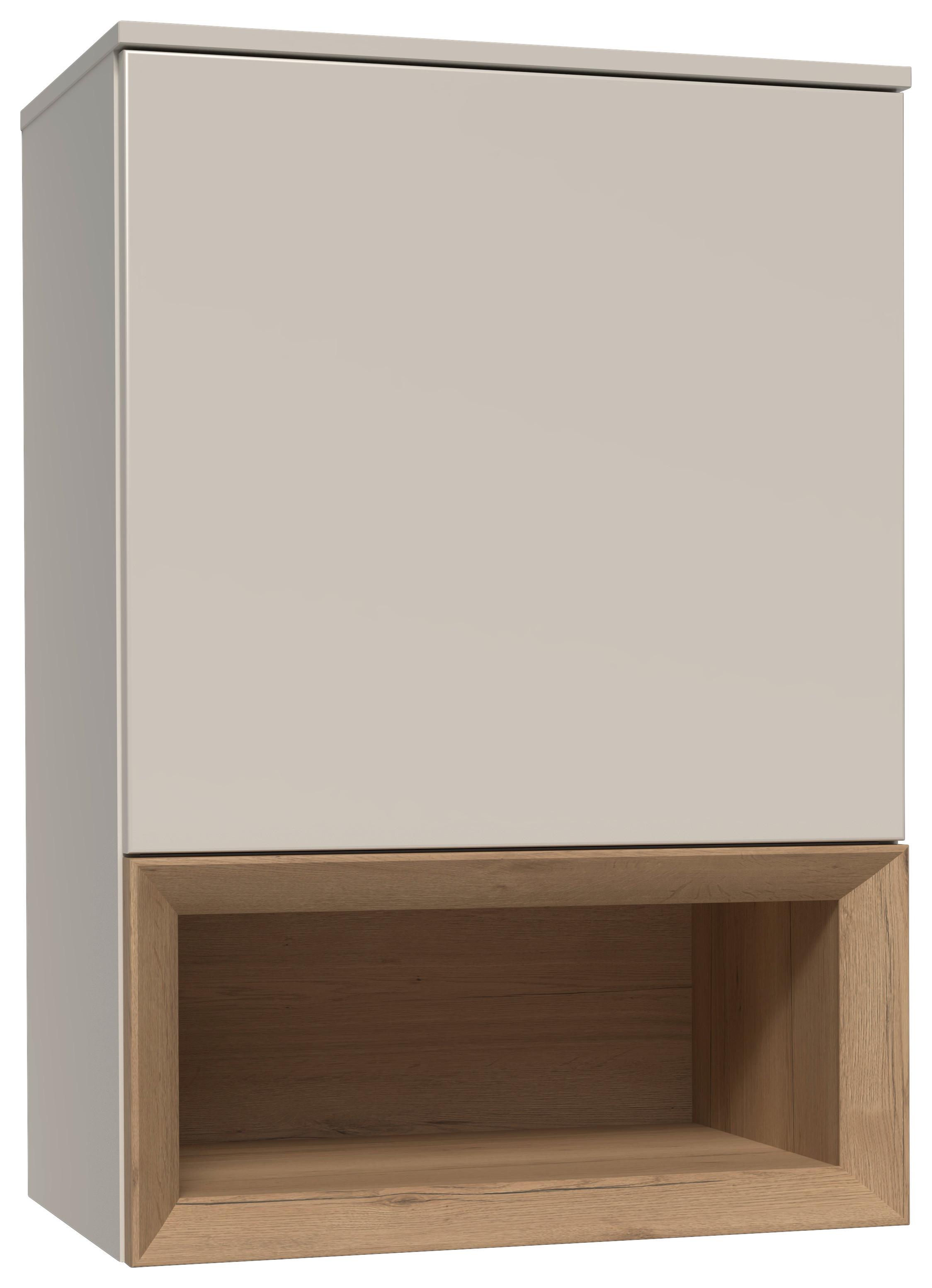 Hängeelement Las Vegas Weiß/Eiche Dekor B: 60 cm - Eiche dunkel/Weiß, MODERN, Holzwerkstoff (60/88/37cm) - Vertico