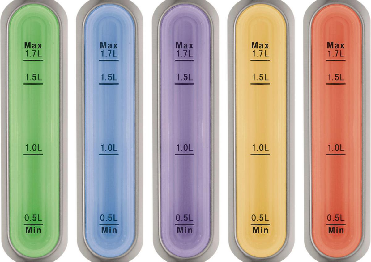 Wasserkocher Kl-T Schwarz Edelstahl 1,7 L 2200 W - Silberfarben/Schwarz, MODERN, Metall (14/24cm) - Silva Homeline