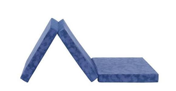 Faltmatratze Billy 80x190 cm H2 H: 9 cm - Blau, Textil (80/190cm) - Primatex