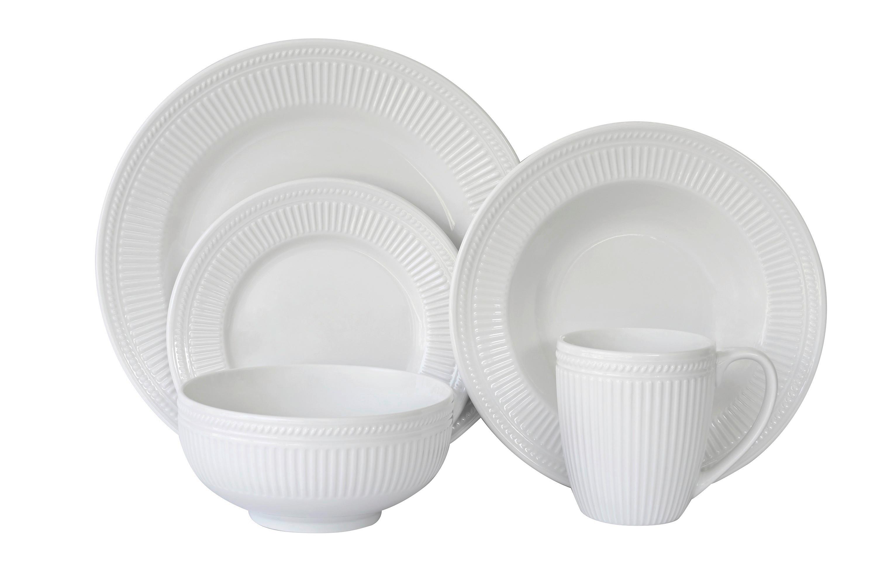 Kombiservice Rafaella - Weiß, KONVENTIONELL, Keramik (32.5ml) - Luca Bessoni