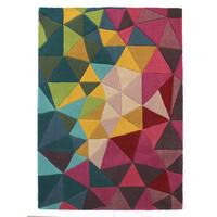 Wollteppich Multicolor 170x120 cm - Multicolor, Basics, Textil (170/120cm)