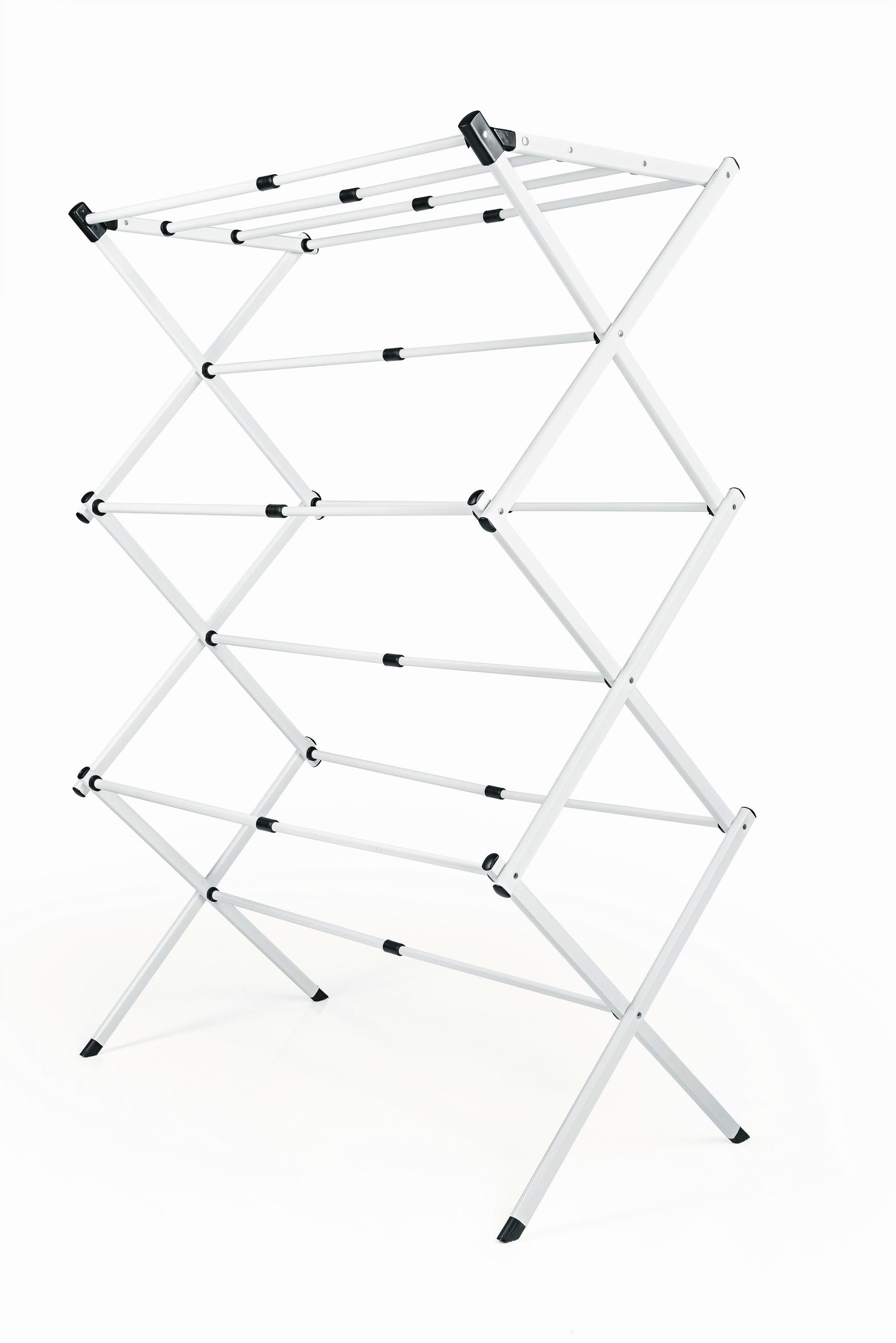 Wäscheständer Easymaxx Weiß, LxBxH: 75x37x104 cm