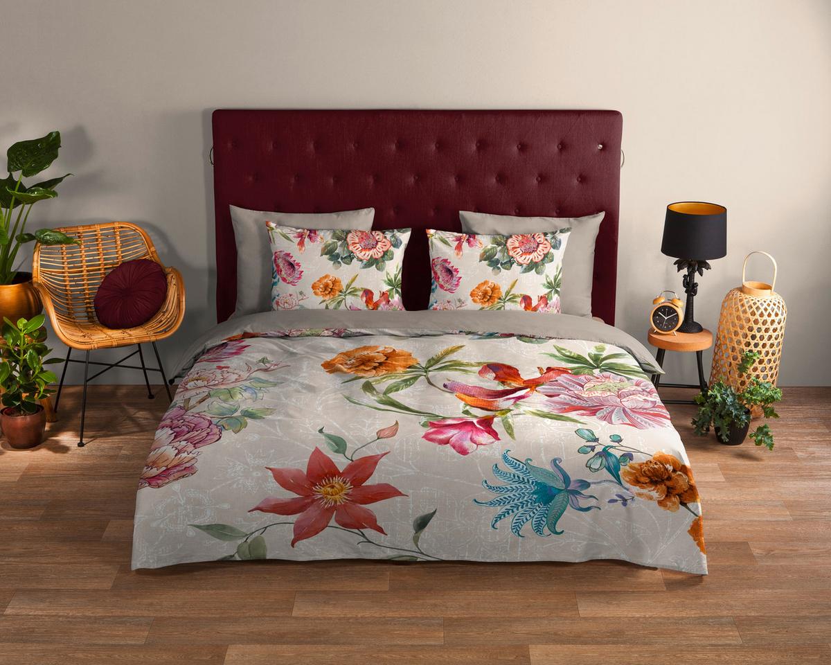 Bettwäsche Jaimy Multicolor 140x200 cm - Multicolor, KONVENTIONELL, Textil (140/200cm)