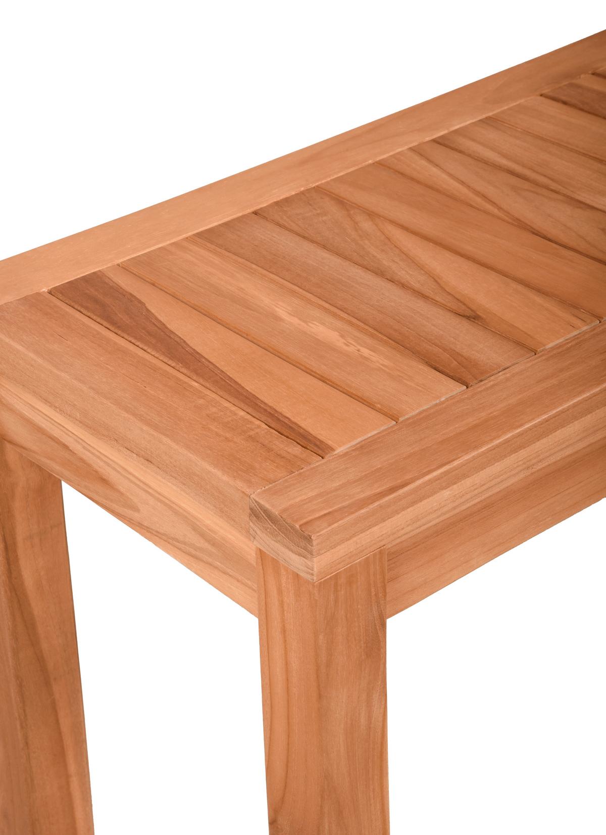 Gartenbank Biaro - Braun, Basics, Holz (35/46/120cm) - Gardenson