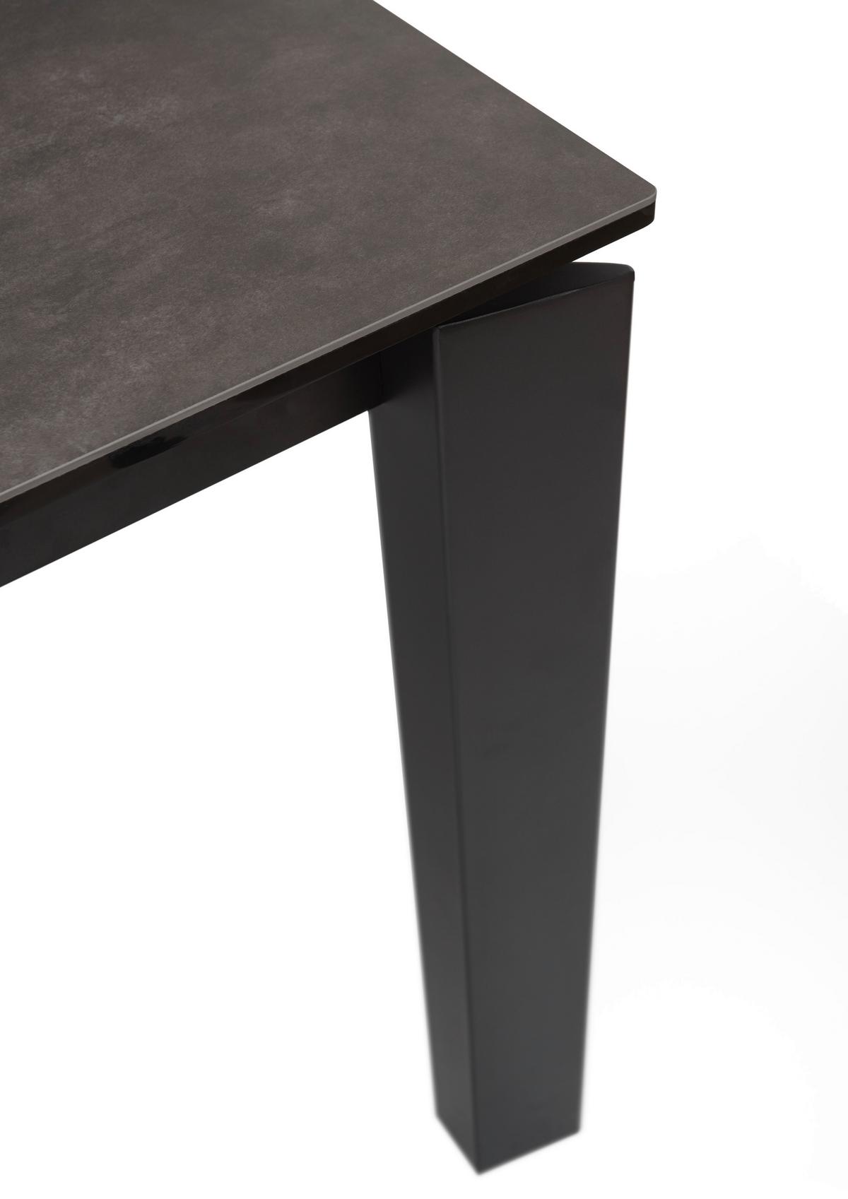 Esstisch Paul - Anthrazit, KONVENTIONELL, Glas/Keramik (180-240/95/76cm) - Livetastic