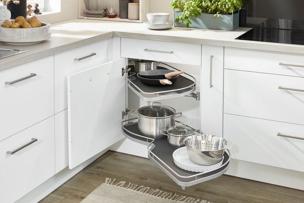 Einbauküche Ip3150 Frei Planbar Modernes Design - Anthrazit/Weiß, MODERN, Holzwerkstoff - Impuls