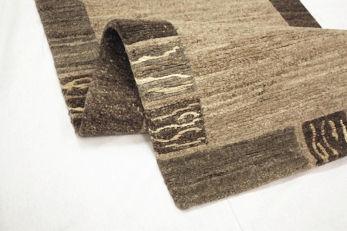 Orientteppich Naturfarbe Seide Natura Silk Greny 200x250 cm - Braun/Naturfarben, KONVENTIONELL, Textil (200/250cm) - Cazaris
