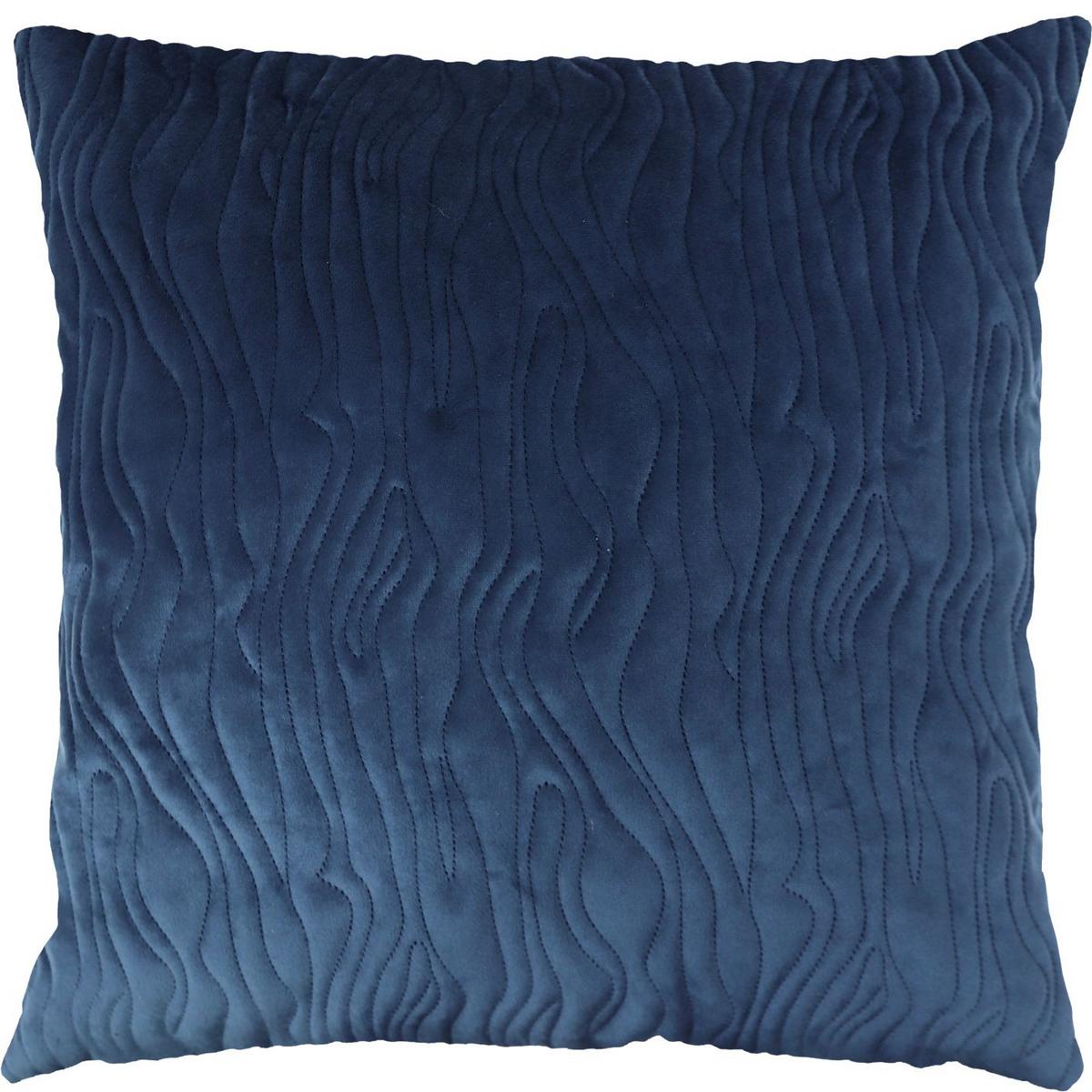 DEKORAČNÝ VANKÚŠ NAOMI - modrá, textil (45/45cm) - Mömax