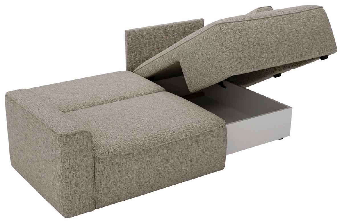 Lullo Taupe S: 233x144 Cm - Taupe/Schwarz, Design, Textil (233/144cm) - Livetastic