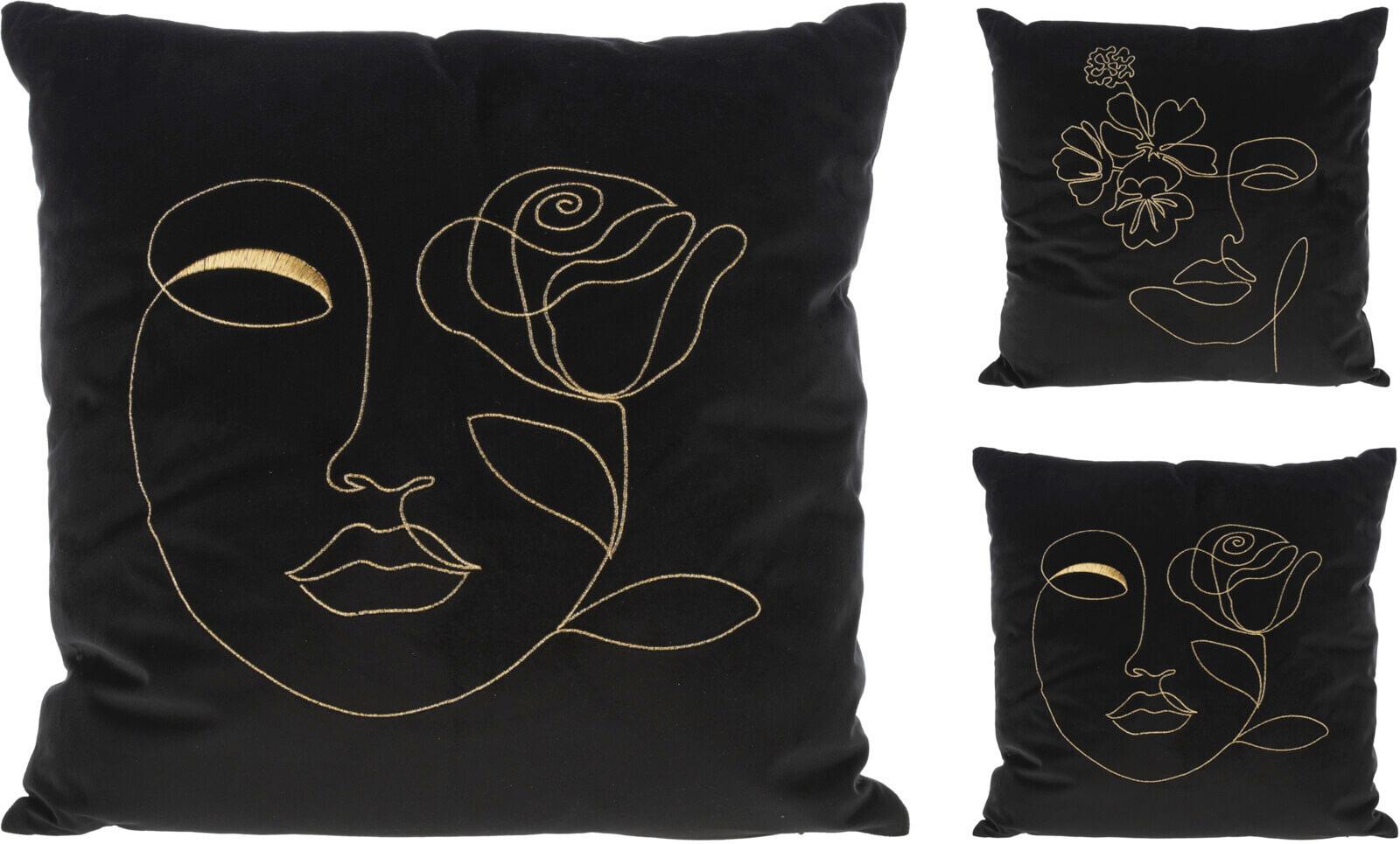 Díszpárna Kb. 45/45cm - Basics, textil (45/45/6cm)