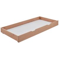 Bettkasten Lupo 2 B: 195 Cm Buche Natur Mit Rollen - Buchefarben, KONVENTIONELL, Holz (195/19/94cm)