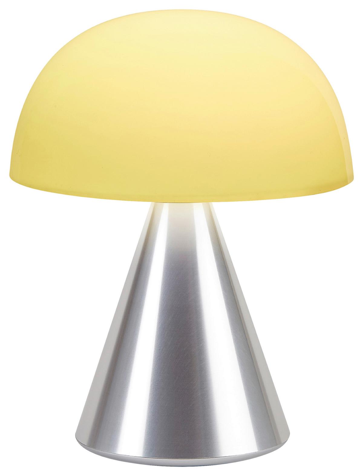 Akku-tischleuchte Lexon Mina L - Alufarben, Design, Kunststoff/Metall (14/17/14cm)