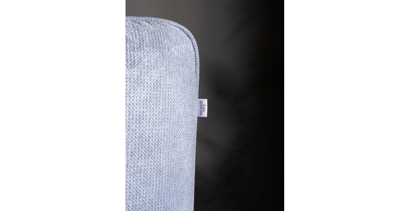 Polsterbett mit Bettkasten 180x200 Tosca Comfort Hellblau - Schwarz/Hellblau, MODERN, Holz/Textil (180/200cm) - Luca Bessoni